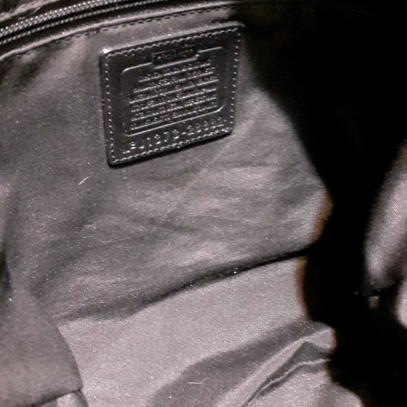 Coach Black Signature Tote Bag - Picture 6 of 14